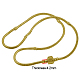 Brass European Bracelet Markings PPJ016Y-19-G-1