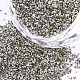 Fgbメッキガラスシードビーズ  ネイルアートの装飾アクセサリー  穴なし/ドリルなし  ラウンド  カラフル  0.6~0.8mm  約450 G /袋 SEED-S019-08E-1
