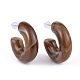 Acrylic Stud Earrings EJEW-JE03484-2