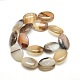 Natural Striped Agate/Banded Agate Oval Bead Strands G-L175A-06-2