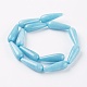 Natural & Dyed Aquamarine Beads Strands G-A175E-B09-2