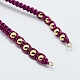 Création de bracelets de corde en nylon tressée MAK-K013-L02-2