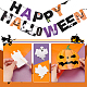 Banner bandiera di carta decorazione di halloween DIY-WH0453-12A-4
