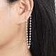 Brass Cuff Earrings EJEW-JE04356-3