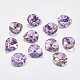 Faceted K9 Glass Rhinestone Charms RGLA-F053-A-001VL-1