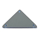 Triángulo acrílico espejo coser en pedrería MACR-G065-02C-02-2