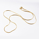 Messing Schlangenkette Halsketten X-MAK-L009-01G-2