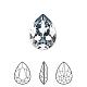 Diamantes de imitación de cristal austriaco 4320-8x6mm-001BLSH(F)-1