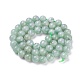 Perles de jadéite naturel brins G-L518-E-02-2