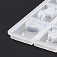 Moules en silicone pendentif rectangle diy DIY-E058-01-5
