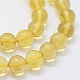 Chapelets de perles de citrine naturelle G-K261-09-8mm-3