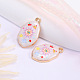 Pendentifs d'émail en alliage&nbsp;PW-WGEA8C0-02-1