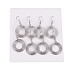 304 Stainless Steel Dangle Earrings EJEW-F234-11P-3