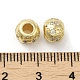 Perles de placage en laiton avec zircone cubique de micro pave KK-F866-06G-3