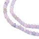 Chapelets de perles en morganite naturelle G-F619-08-3mm-3