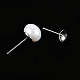Perle di perle d'acqua dolce coltivate naturali semiforate PEAR-N020-02A-8