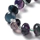 Natural Fluorite Beads Strands G-B027-B05-4