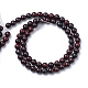 Natural Bloodstone Beads Strands X-G-R412-06-8mm-2