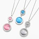 304 Stainless Steel Pendant Necklaces NJEW-E125-04-P-1