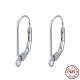 925 Sterling Silver Leverback Earrings Findings X-STER-M017-01S-1