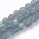 Chapelets de perles en pierre de lune synthétique G-S283-06-6mm-1