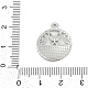 Подвески из сплава со стразами Micro Pave FIND-K020-18P-3
