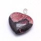Natural & Synthetic Mixed Stone Pendants G-G517-M45-2