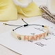 Bracelets réglables de perles tressées avec cordon en nylon BJEW-C011-14B-2