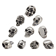 UNICRAFTALE 10pcs 5 Styles Skull Beads 1-6mm Stainless Steel Beads 16-20mm Long Skull Loose Beads Spacer Beads Antique Silver Halloween Beads for Jewelry Making DIY Bracelet Necklace STAS-UN0008-34AS-1