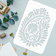 Plastic Drawing Painting Stencils Templates DIY-WH0396-176-3