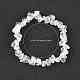Valentines Day for Lovers Ideas Crystal Chips Stretch Bracelets X-BJEW-JB01308-07-2