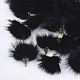 Decorazioni pendenti con nappine in pelliccia di visone sintetico X-FIND-S300-37A-1