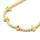 Collar de cadenas de circonita cúbica transparente para regalo de mujer y niña NJEW-A005-04G-3