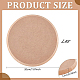 Herramientas de cerámica redonda molde de formación de placa de cerámica DIY-WH0056-07B-2