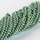 Chapelets de perles en verre nacré X-HY-4D-B64-3