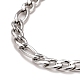 304 Stainless Steel Chain Bracelets for Women or Men BJEW-A039-03P-2
