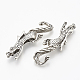 Tibetan Style Alloy S Hook with Dragon Clasps TIBE-Q088-018AS-RS-1