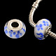 Handmade Rondelle Lampwork European Large Hole Beads LPDL-R006-M-2
