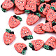 手作り樹脂クレイカボション  イチゴの形  トマト  11x8x2mm X-CLAY-T016-23-1