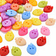 2-Hole Plastic Buttons BUTT-N018-013-1
