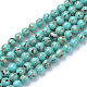 Assembled Synthetic Turquoise and Shell Beads Strands X-G-S212-8mm-04-1