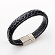 Bracelets de cordon imitation cuir BJEW-N0011-029B-1
