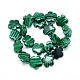 Synthetic Malachite Bead Strands G-T003-16mm-06-2