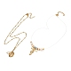 Kaurimuscheln- und Seepferdchen-Halsketten für Mädchen und Frauen NJEW-JN03715-02-1