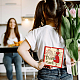 塩ビプラスチックスタンプ  DIYスクラップブッキング用  装飾的なフォトアルバム  カード作り  スタンプシート  女性の模様  16x11x0.3cm DIY-WH0167-56-953-5