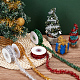 Fingerinspire 20 yardas cinta de oropel de navidad 4 colores guirnalda de oropel de navidad guirnalda giratoria oropel de navidad brillo oropel de navidad fino decoración para navidad boda fiesta de cumpleaños AJEW-FG0002-88-5