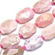 Rosa naturale perline opale fili G-O170-86-1