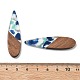 Подвески из смолы и ореха FIND-R051-14E-3