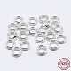 925 серебряное разделенное кольцо для прыжков STER-F036-01S-1x8mm-1