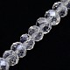 1 Strand Electroplate Crystal Glass Rondelle Beads Strands X-EGLA-F045C-01AB-2